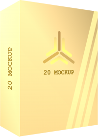 TEMPLATE BOX 3D 20 MOCKUP